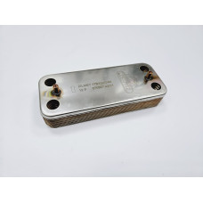 Теплообменник ГВС ребристый Zilmet 17B1901600  Ariston Uno, Beretta, Elexia, 16 пластин