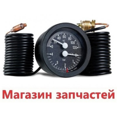 Манометр Cewal ID 52 P  капиллярный 0-2,5 bar