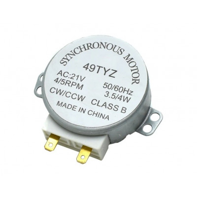 Двигатель тарелки СВЧ 4W 2.5/3об/мин 21 v h14мм