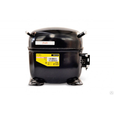Компрессор низкотемпературный Secop SC 18 CL (R-404) (804Вт при -23.3°) в индивидуальной упаковке