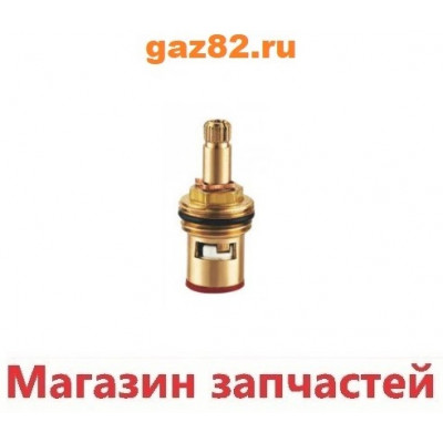 Кранбукса DK-3420 (А) (две резьбы, 24 шлица с прорезью) (50)